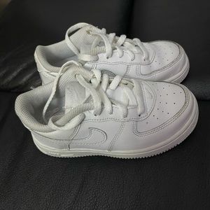 Toddler boy white air force 1